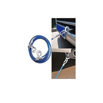 Car Emergency Metal Tow Rope - Blue
